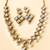 Alloy kundan and white pearl necklace set