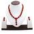 Red metal copper jewellery set for women