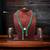 Green alloy copper jewellery set for women
