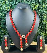 Copper plated valentine necklace set
