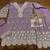 purple embroidered shimmer salwar suit