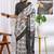 white animal print cotton blend ready to wear saree with pocket | pre draped party wear saree