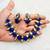 Blue alloy copper jewellery set for women