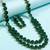 Two layer green alloy jewellery set