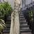 blue ajrakh print silk blend ready to wear saree with pocket | pre draped party wear saree