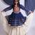 Navaratri special real mirror & gamthi lace work lehenga with patch work top for kids