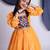 Navaratri special real mirror & gamthi lace work lehenga with patch work top for kids