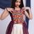 Navaratri special silver gota patti work lehenga with patch work top for kids