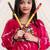 Navaratri special silver gota patti work lehenga with patch work top for kids