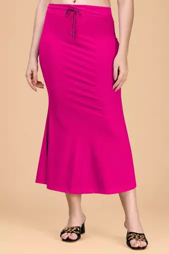 MAGENTA HEAVY IMPORTANT SPANDEX LYCRA SAREE SHAPEWEAR FOR WOMENS 