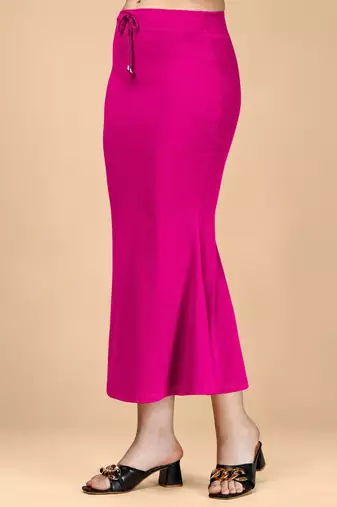 MAGENTA HEAVY IMPORTANT SPANDEX LYCRA SAREE SHAPEWEAR FOR WOMENS 
