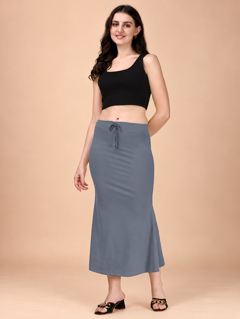 GREY HEAVY IMPORTANT SPANDEX LYCRA  SAREE SHAPEWEAR FOR WOMENS 