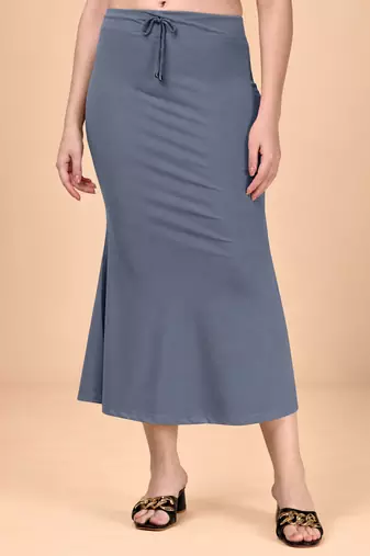 GREY HEAVY IMPORTANT SPANDEX LYCRA SAREE SHAPEWEAR FOR WOMENS 