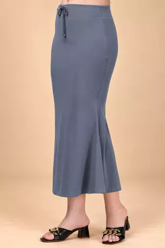 GREY HEAVY IMPORTANT SPANDEX LYCRA SAREE SHAPEWEAR FOR WOMENS 