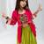 Navaratri special gota patti work lehenga with katchi patch work blouse for kids