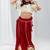 Navaratri special golden coin work blouse with golden work lehenga for kids