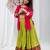 Navaratri special gota patti work lehenga with katchi patch work blouse for kids
