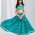 Navaratri special golden lace work lehenga with fancy lace work blouse for kids