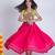 Navaratri special gota patti lace work lehenga with gamthi patch & cowrie lace work blouse for kids