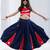 Navaratri special golden flower & kali work lehenga with fancy lace work blouse for kids