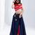 Navaratri special golden flower & kali work lehenga with fancy lace work blouse for kids