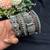 Oxidized Silver Kada Set of 4, Indian Tribal Bangles, Oxidized Brass Bangle Set