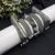 Statement Oxidized openable Kada Bangle Set of 5,Boho Navratri Jewelry