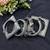 Statement Oxidized openable Kada Bangle Set of 5,Boho Navratri Jewelry