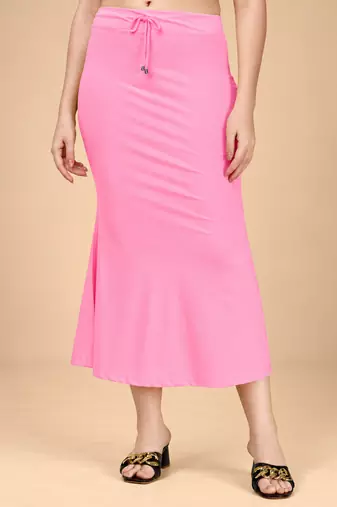 LIGHT PINK HEAVY IMPORTANT SPANDEX LYCRA SAREE SHAPEWEAR FOR WOMENS 