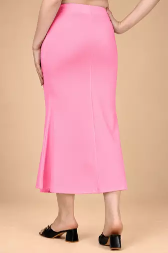 LIGHT PINK HEAVY IMPORTANT SPANDEX LYCRA SAREE SHAPEWEAR FOR WOMENS 