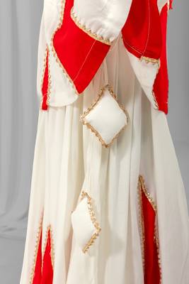 Navaratri special golden lace & kali work lehenga with top for kids 6