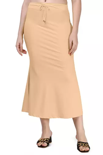BEIGE HEAVY IMPORTANT SPANDEX LYCRA SAREE SHAPEWEAR FOR WOMENS 