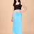 SKY BLUE HEAVY IMPORTANT SPANDEX LYCRA  SAREE SHAPEWEAR FOR WOMENS 