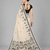 Beige woven linen saree with blouse