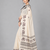Beige woven linen saree with blouse