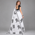 White woven linen saree with blouse