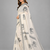 Beige woven linen saree with blouse