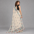 Beige woven linen saree with blouse