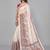 Beige woven linen saree with blouse