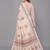 Beige woven linen saree with blouse