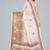 Beige woven linen saree with blouse