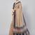 Cream woven linen saree with blouse