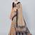 Cream woven linen saree with blouse