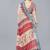 Cream woven linen saree with blouse
