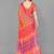 Yellow woven linen saree with blouse