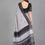 Grey woven linen saree with blouse