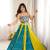 Navratri multicolor dori lehenga with sleeveless blouse