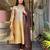 Gold and silver viscose straight embroidered kurta set for women with dupatta and pant
