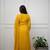 Women's chanderi yellow embroidered kurta set with dupatta and pant