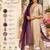 Women's chanderi cream embroidered kurta set with dupatta and pant